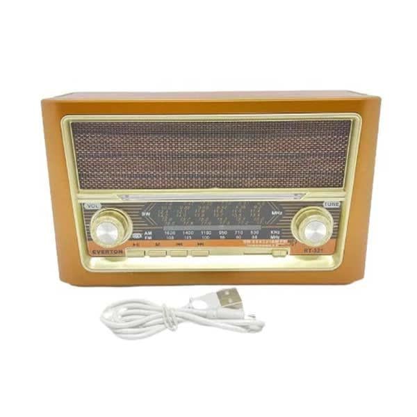 Радиоприемник портативный Everton RT-321 FM/AM/SW/Bluetooth/USB/фонарик (32510534) Радиоприемник портативный Everton RT-321 FM/AM/SW/Bluetooth/USB/фонарик (32510534)