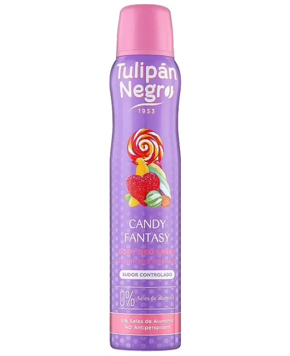 Дезодорант-спрей Tulipan Negro Candy Fantasy Body Deo Spray 200 мл (32123714)