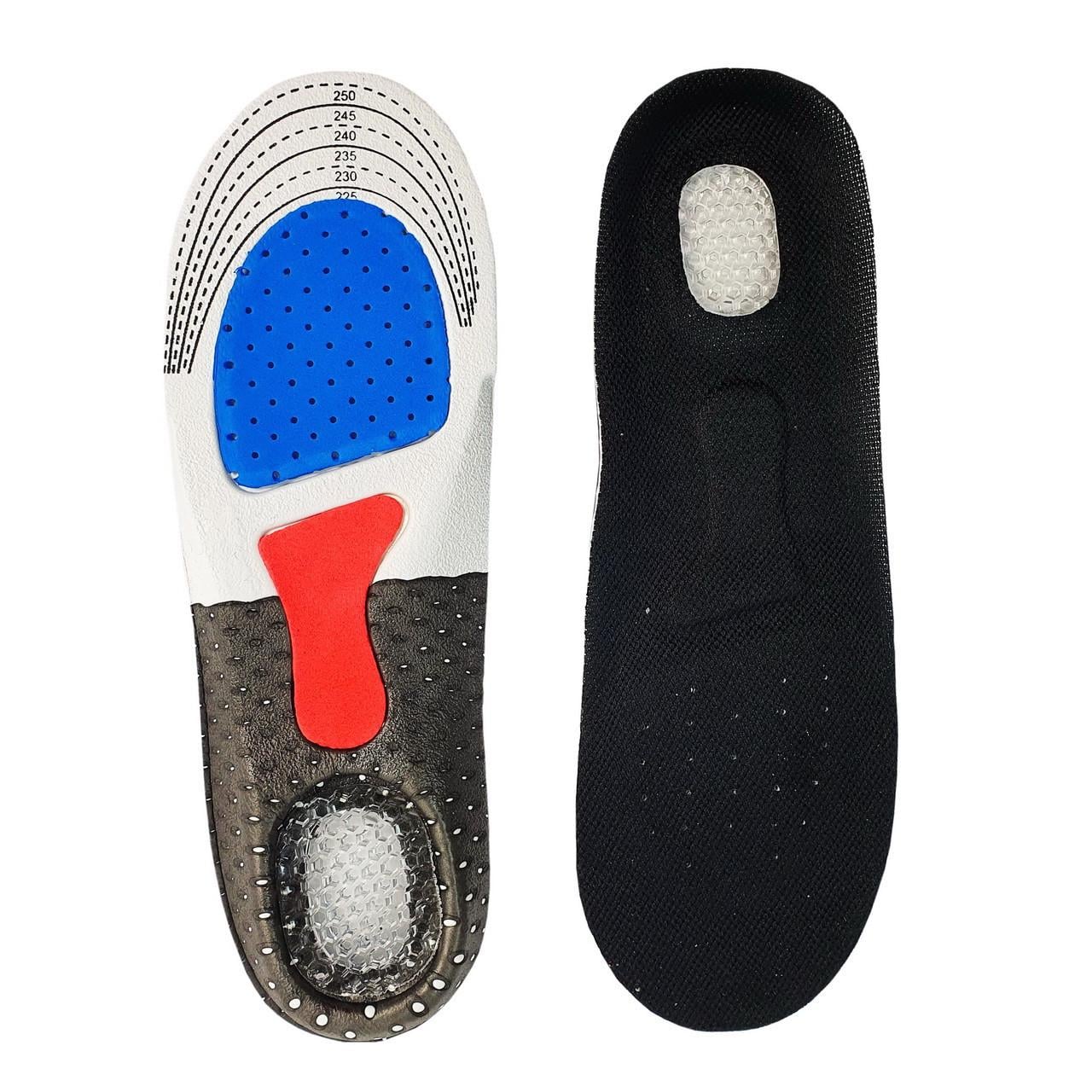 Устілки для взуття обрізні Insoles Health з силіконовим підп'ятником р. 42-46 (7G-F-7411-42)