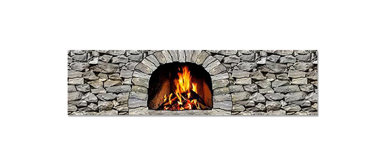 Наклейка виниловая на кухню Zatarga Очаг 650х2500 мм (1289777148)