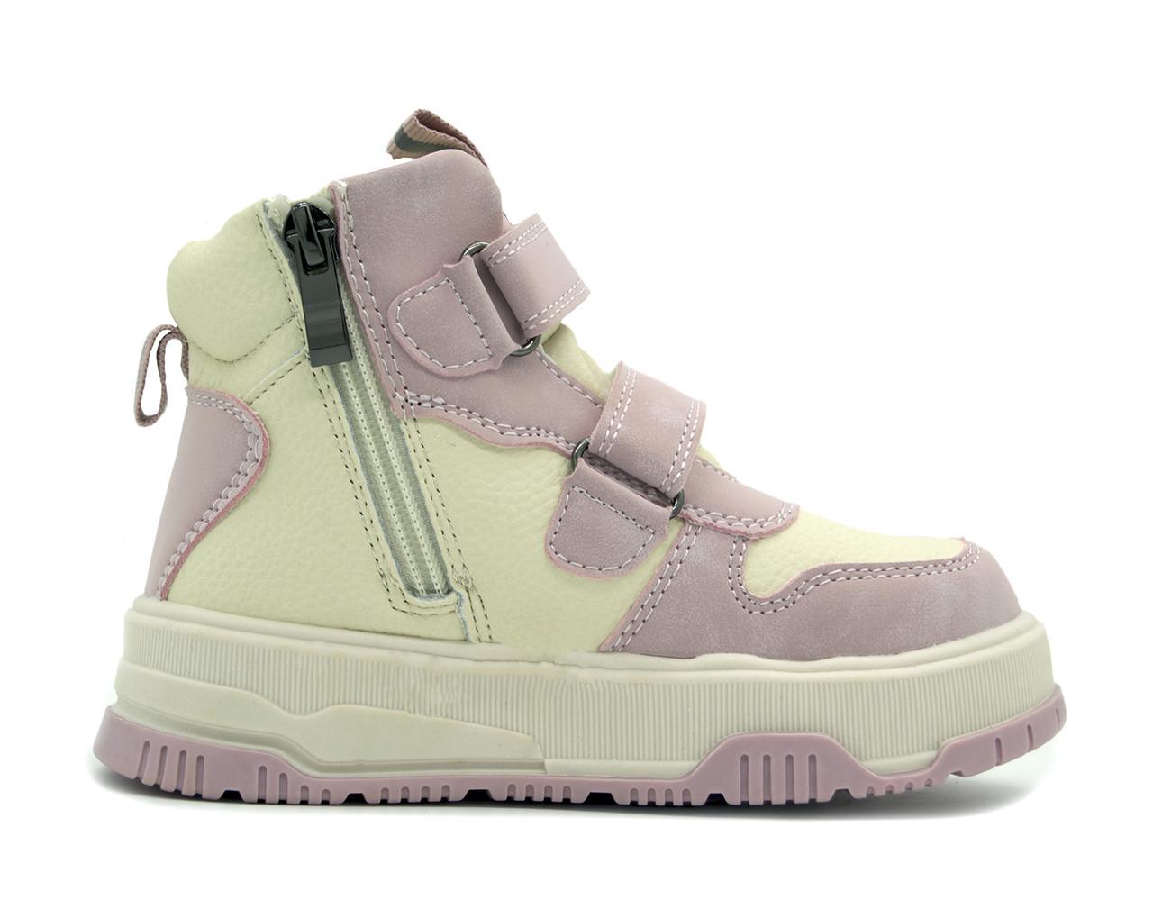 Черевики для дівчаток Bessky BM3985 р. 28 17,5 см Молочний/Рожевий (2392706707) - фото 5 Черевики для дівчаток Bessky BM3985 р. 28 17,5 см Молочний/Рожевий (2392706707) - фото 5