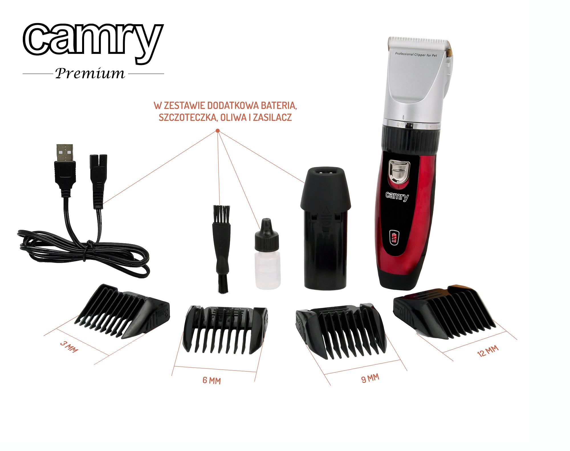 Машинка для стрижки тварин Camry CR 2821 (9401) - фото 13 Машинка для стрижки тварин Camry CR 2821 (9401) - фото 13