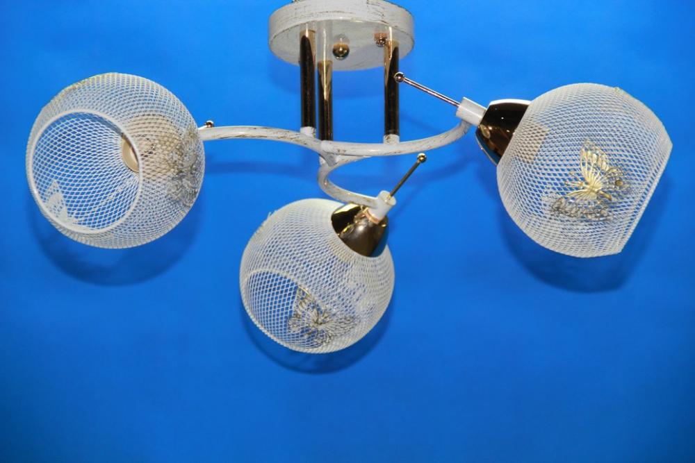 Люстра с плафонами Ray L7138/3 FGD+WT (IR006026)