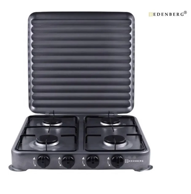 Настольная газовая плита Edenberg на 4 конфорки (29597159) - фото 6 Настольная газовая плита Edenberg на 4 конфорки (29597159) - фото 6