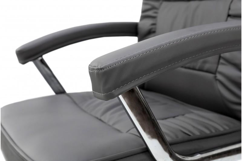 Офісне крісло Comfort Line Focus шкірзам Сірий (FCSG-113525) - фото 7