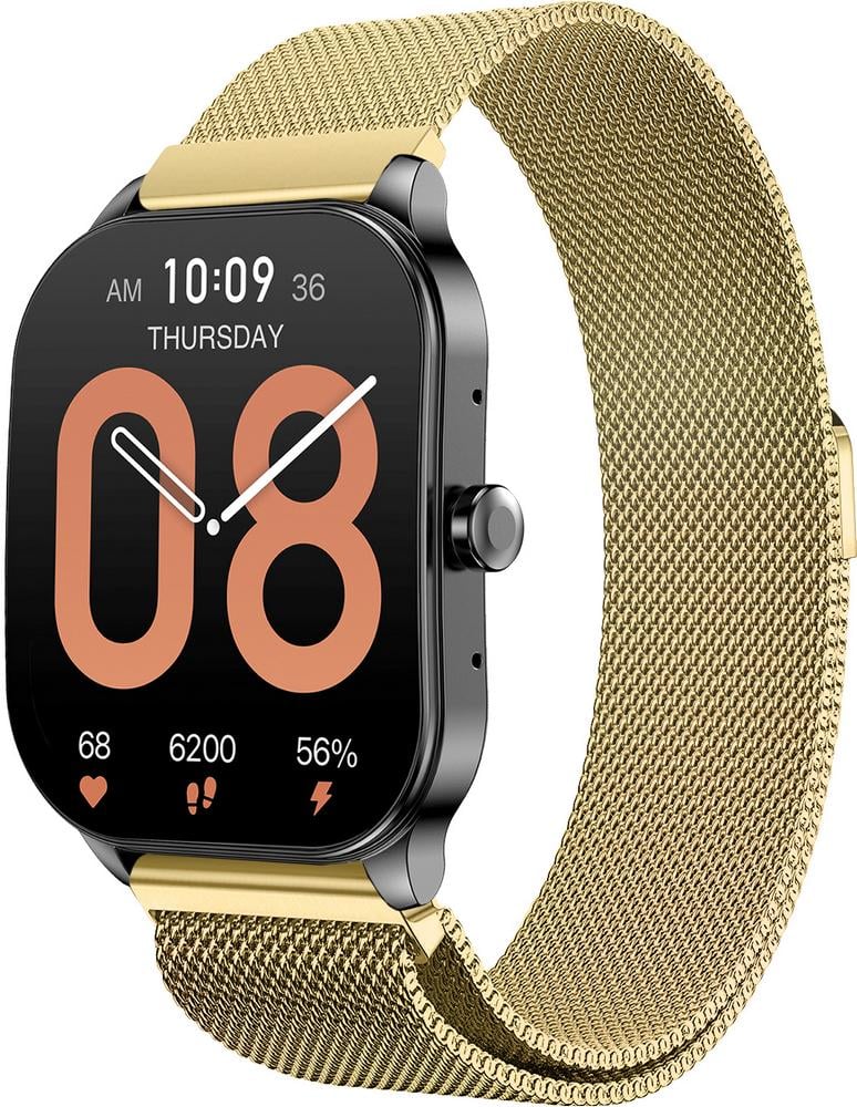 Ремешок Миланская Петля Milano для Amazfit Pop 3S/3R Gold (34445-2A)