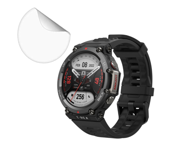 Пленка противоударная гидрогелевая Hydrogel Film для Xiaomi Amazfit T-Rex 2 3 шт. Transparent