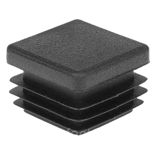 Заглушка квадратная Термопласт 25х25 мм Черный (713195)