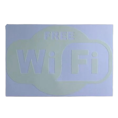 Наклейка люминесцентная N236 Wi-Fi 200х135 мм Голубой (1058349531)