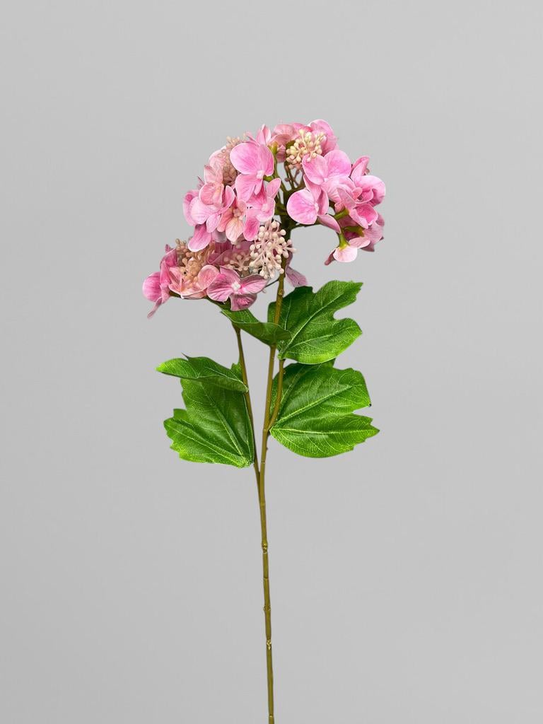 Искусственная гортензия 2 ветки 47 см Розовый (К03053)