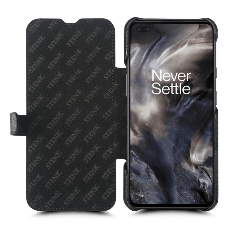 Чехол книжка Stenk Premium для OnePlus Nord Черный (68527)