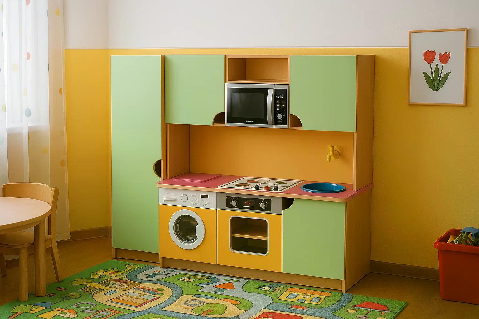 Детская игровая кухня Фиона DS-78 Зеленый