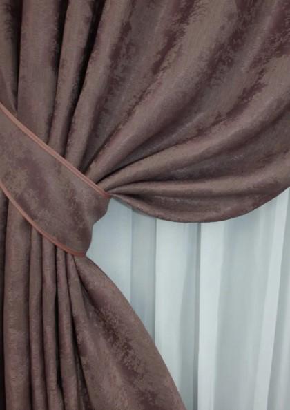 Штори жакард SULTAN XO 1х2,7 м 2 шт. Бурий (1681ш 31-769) - фото 2 Штори жакард SULTAN XO 1х2,7 м 2 шт. Бурий (1681ш 31-769) - фото 2