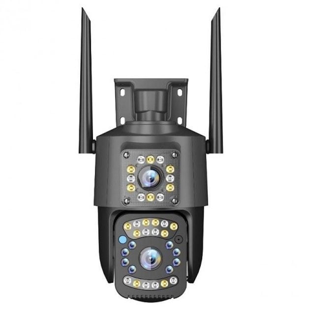 Камера видеонаблюдения UKC SC03 V380pro 4MP Wi-Fi 4G с двумя линзами (23678532)