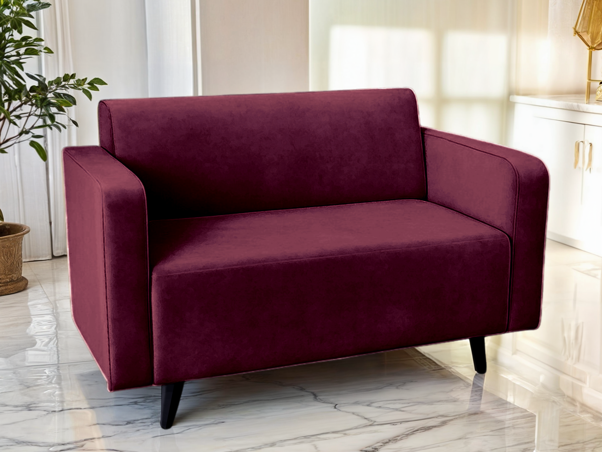 Диван офисный Tobi Sho Тайм с подлокотниками велюр Крокус 1260х680х770 мм Бордовый (Бордовый/63) Диван офисный Tobi Sho Тайм с подлокотниками велюр Крокус 1260х680х770 мм Бордовый (Бордовый/63)