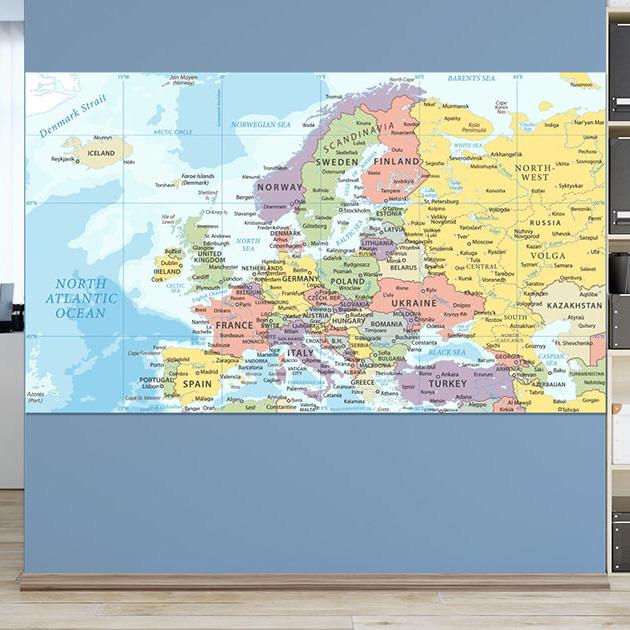 Карта Европы политическая широкоформатная 5х3 м (470245) - фото 2