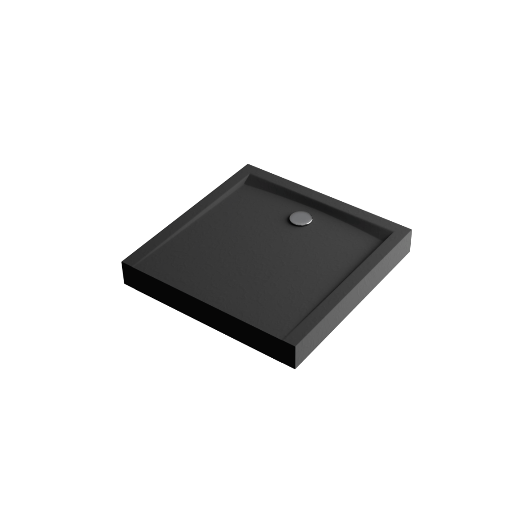 Поддон для душа Excellent Forma X квадратный 80x80x11 см Черный (BREX.1402.080.080.BLC)