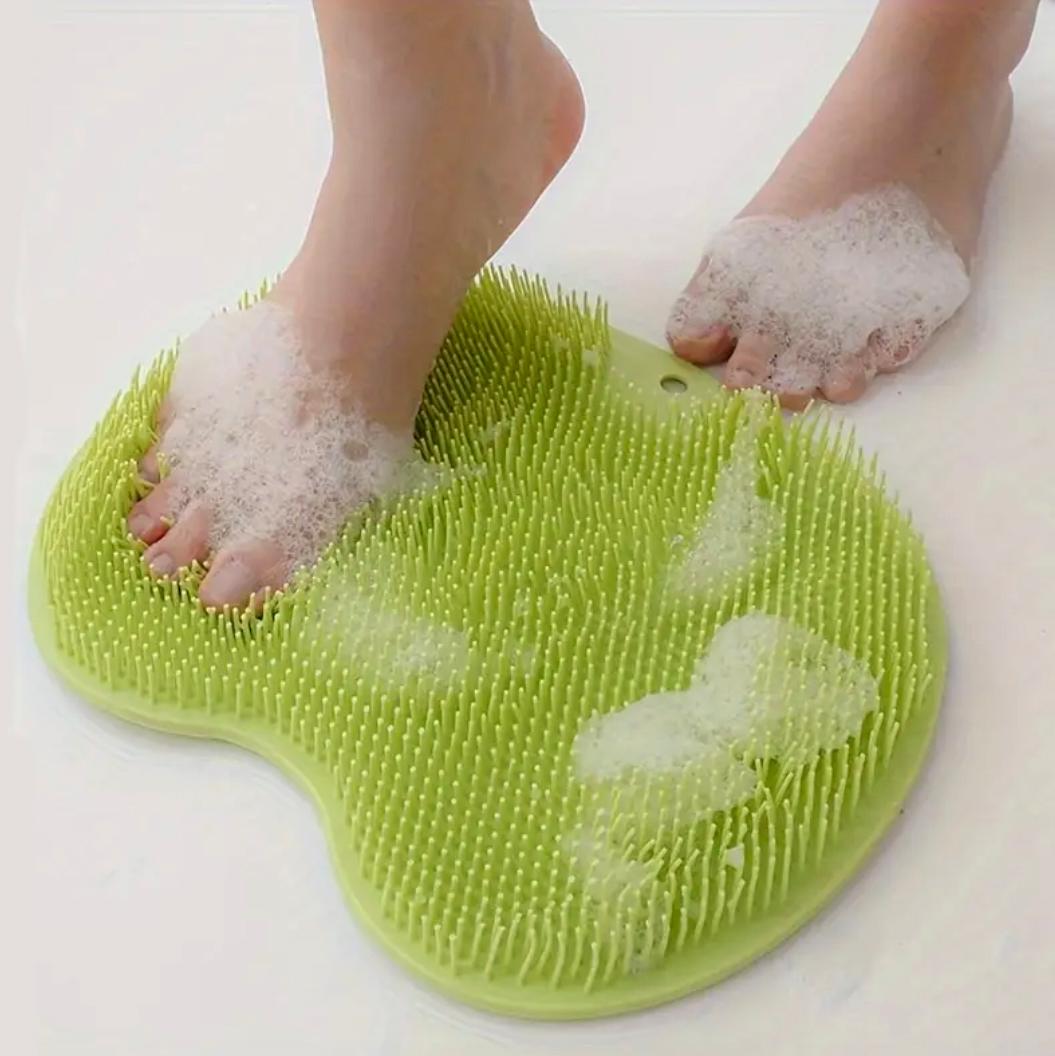 Килимок для ніг масажний у ванну/душ на присосках силіконовий Зелений (83822911) - фото 3 Килимок для ніг масажний у ванну/душ на присосках силіконовий Зелений (83822911) - фото 3
