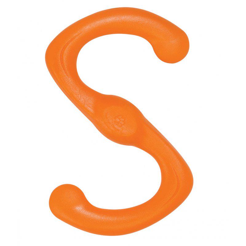 Игрушка для собак West Paw Bumi Tangerine S-образная малая 21 см Оранжевый