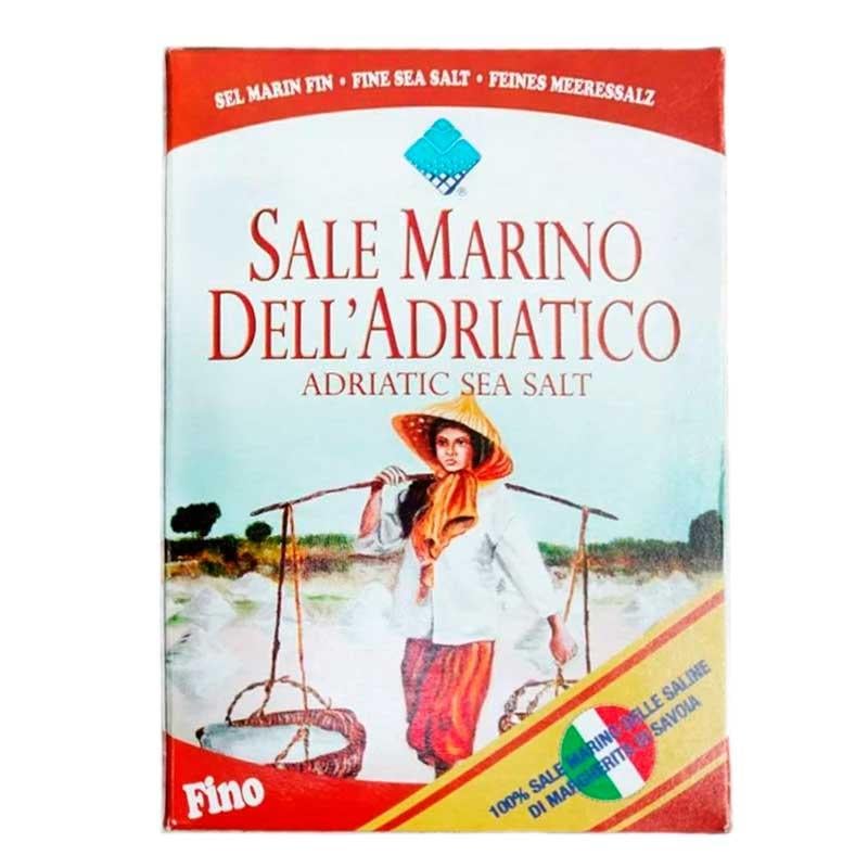 Сіль морська Sale Marino dell'Adriatico Fino дрібного помелу 1 кг