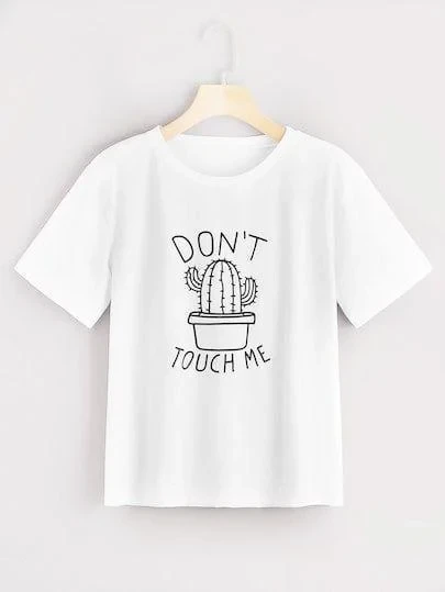 Футболка женская с принтом Pin-000-336 повседневная M Белый (2634325135) Футболка женская с принтом Pin-000-336 повседневная M Белый (2634325135)