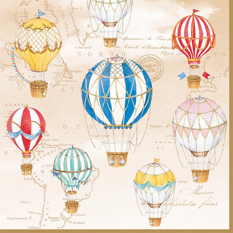 Набор бумажных салфеток Easy Life Air Ballons 33х33 см 20 шт. (111005830)