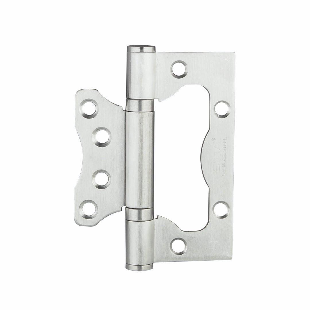 Петля дверна Siba універсальна накладна 100 мм посилена Нержавіюча сталь (2BB 4"х3"х2,8mm FHP SS)
