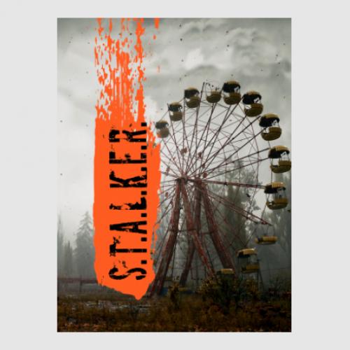 Стікер Stalker Dead City 37,3x50 см (25111563)