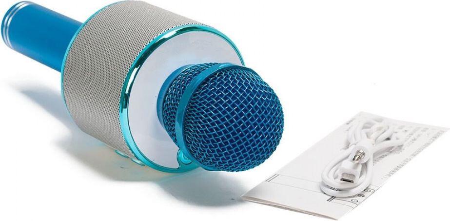 Микрофон с караоке WSTER WS-858 Blue (36991) - фото 3 Микрофон с караоке WSTER WS-858 Blue (36991) - фото 3