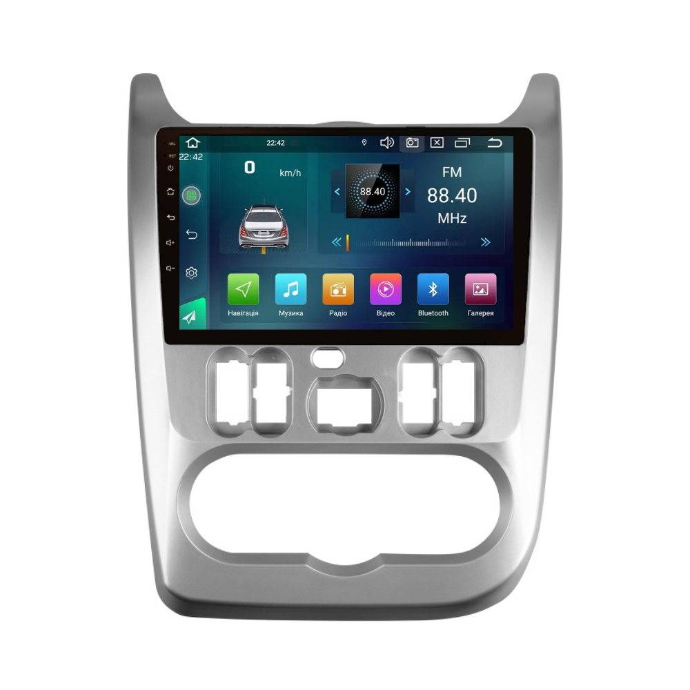 Магнитола штатная CYCLONE C9 CPL GSM Carplay 2/32 GB 4G для Renault Duster 2010-2013 г. (AR-81489)