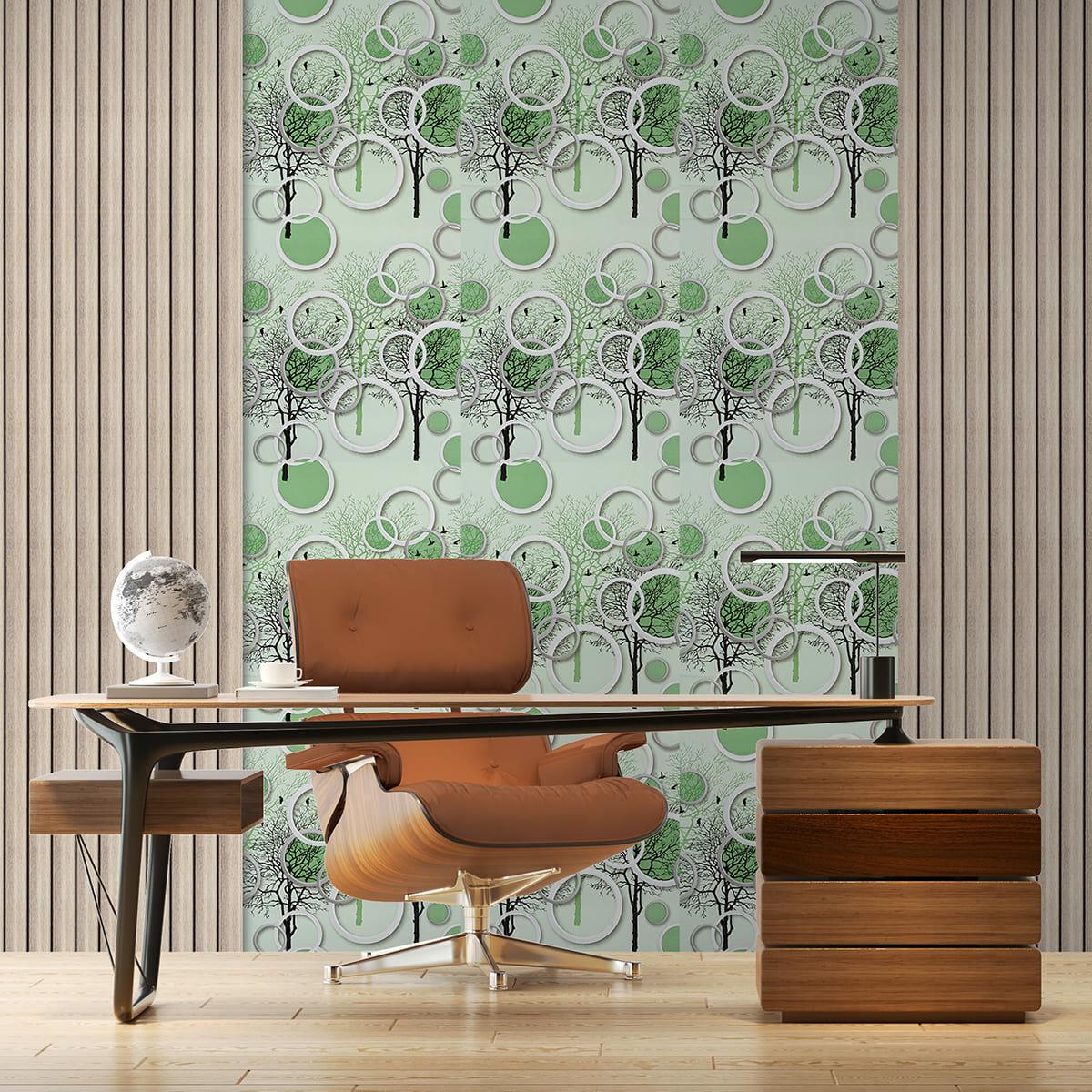 Плівка самоклеюча на паперовій основі 0,45х10м х 0,07мм Чорні та зелені дерева SW-00002440 - фото 6 Плівка самоклеюча на паперовій основі 0,45х10м х 0,07мм Чорні та зелені дерева SW-00002440 - фото 6