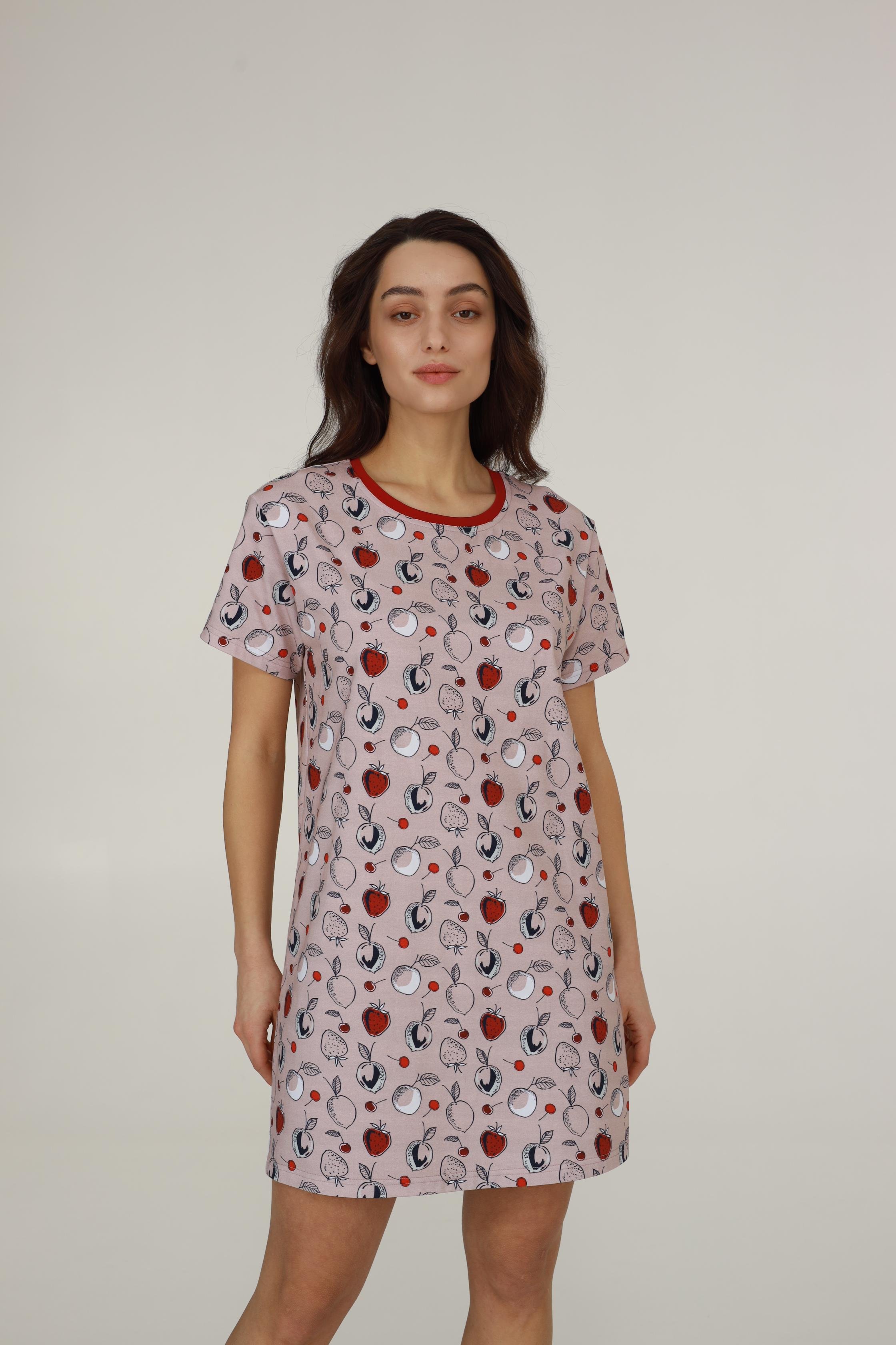 Рубашка женская Ellen Sorbet LDK 129/10/01 M Терракотовый