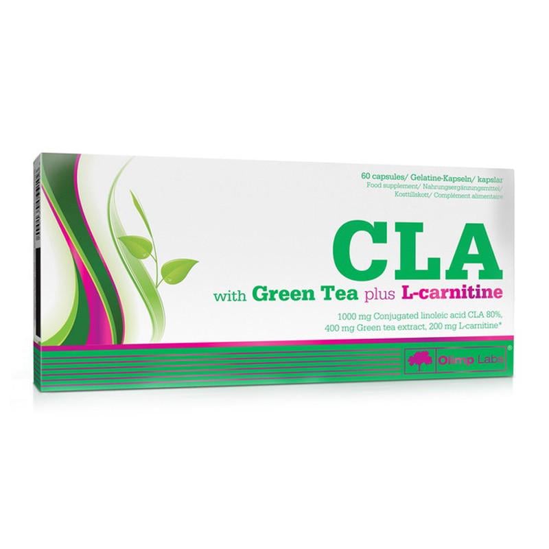 Конъюгированная линолевая кислота Olimp CLA with Green Tea plus L-Carnitine 60 капс. (01301-01)