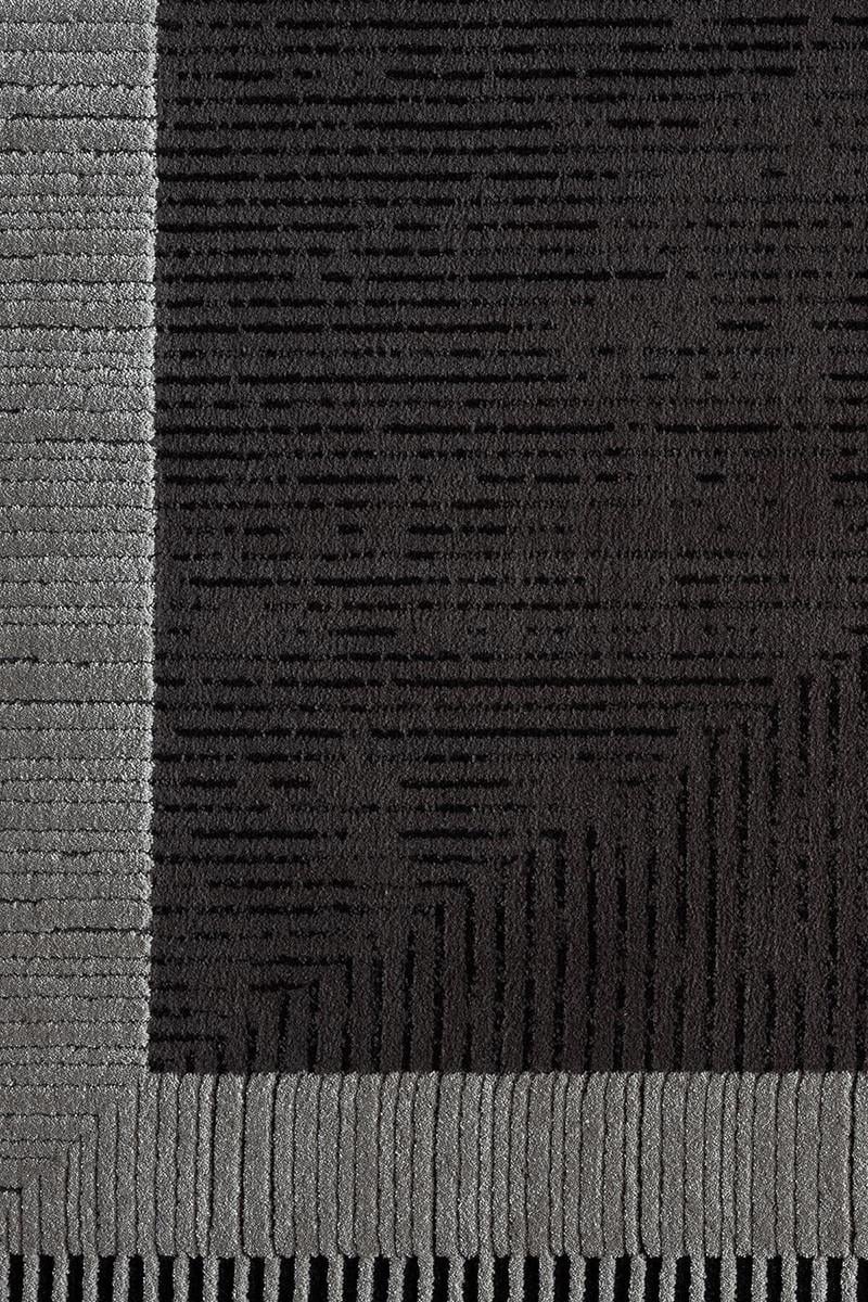 Килим акриловий Taboo Plus de16c 120x180 см Grey/Black (94321218) - фото 5