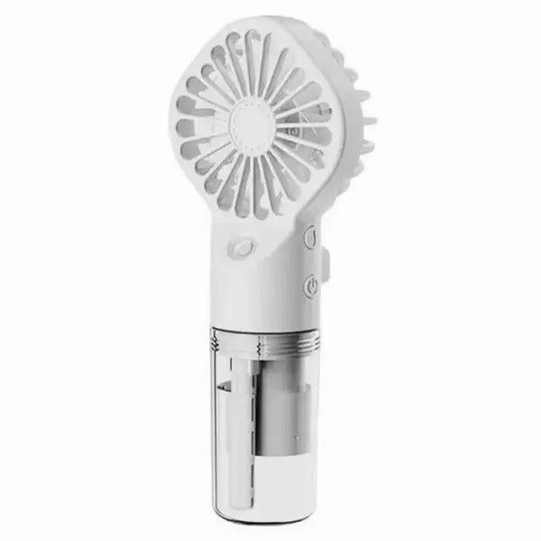 Вентилятор ручной Gand held spray fan с увлажнителем воздуха 4 режима работы Белый