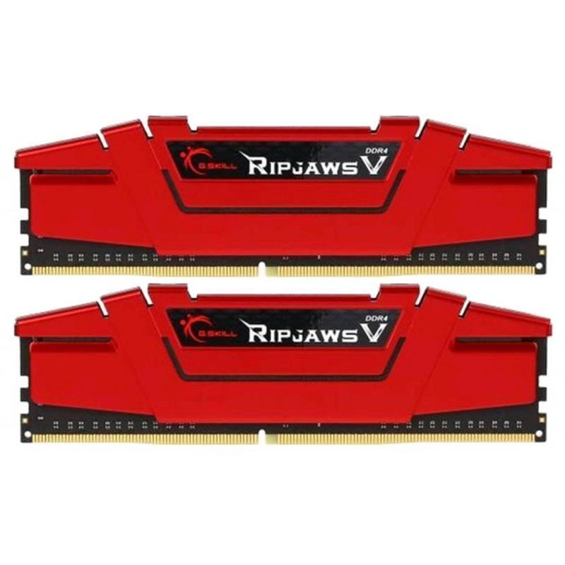Оперативна пам'ять G.Skill Ripjaws V DDR4 2x4GB/2666 Red (F4-2666C15D-8GVR) - фото 3