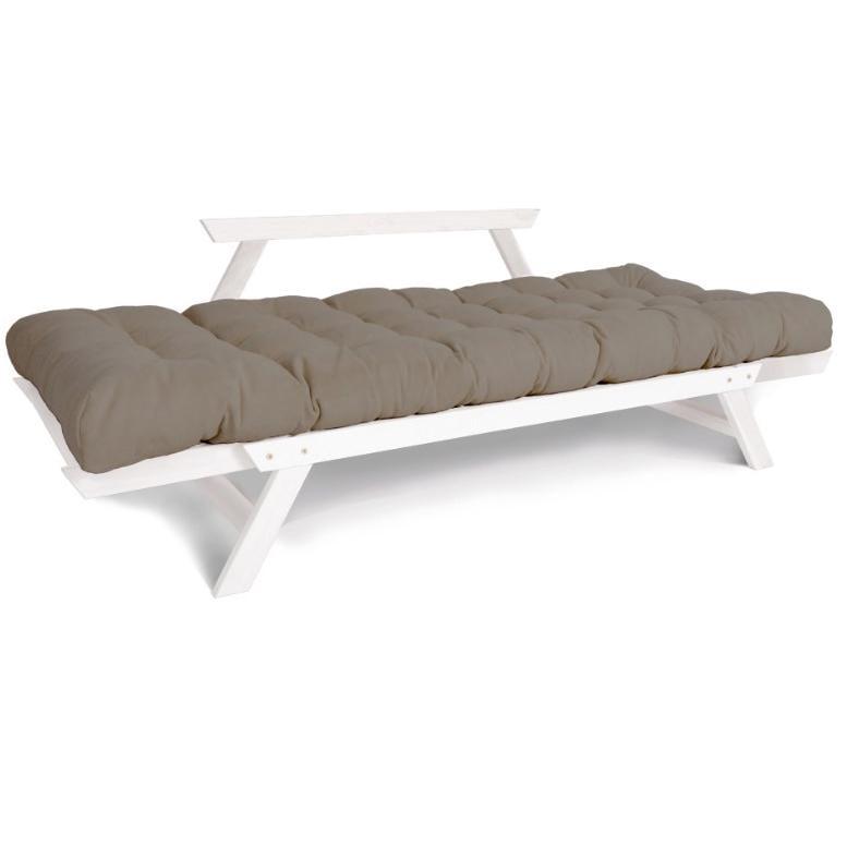 Диван-футон раскладной Woodman Allegro из массива дерева Белый/Бежевый - фото 3 Диван-футон раскладной Woodman Allegro из массива дерева Белый/Бежевый - фото 3