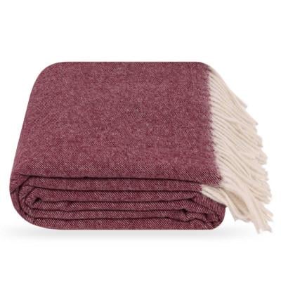 Плед степь 140х200 см Бордовый - фото 1 Плед степь 140х200 см Бордовый - фото 1