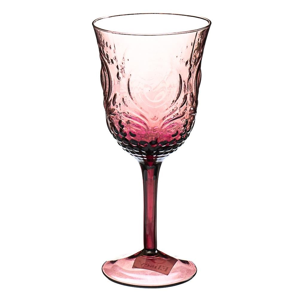 Набор стеклянных бокалов с узором 6 шт. 150 мл (001HH/purple)