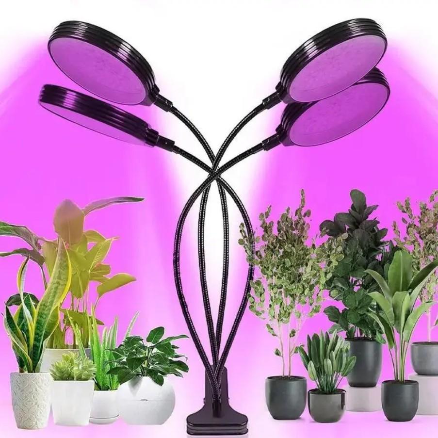 Фітолампа LED USB для росту рослин на 4 лампи (545) - фото 4 Фітолампа LED USB для росту рослин на 4 лампи (545) - фото 4