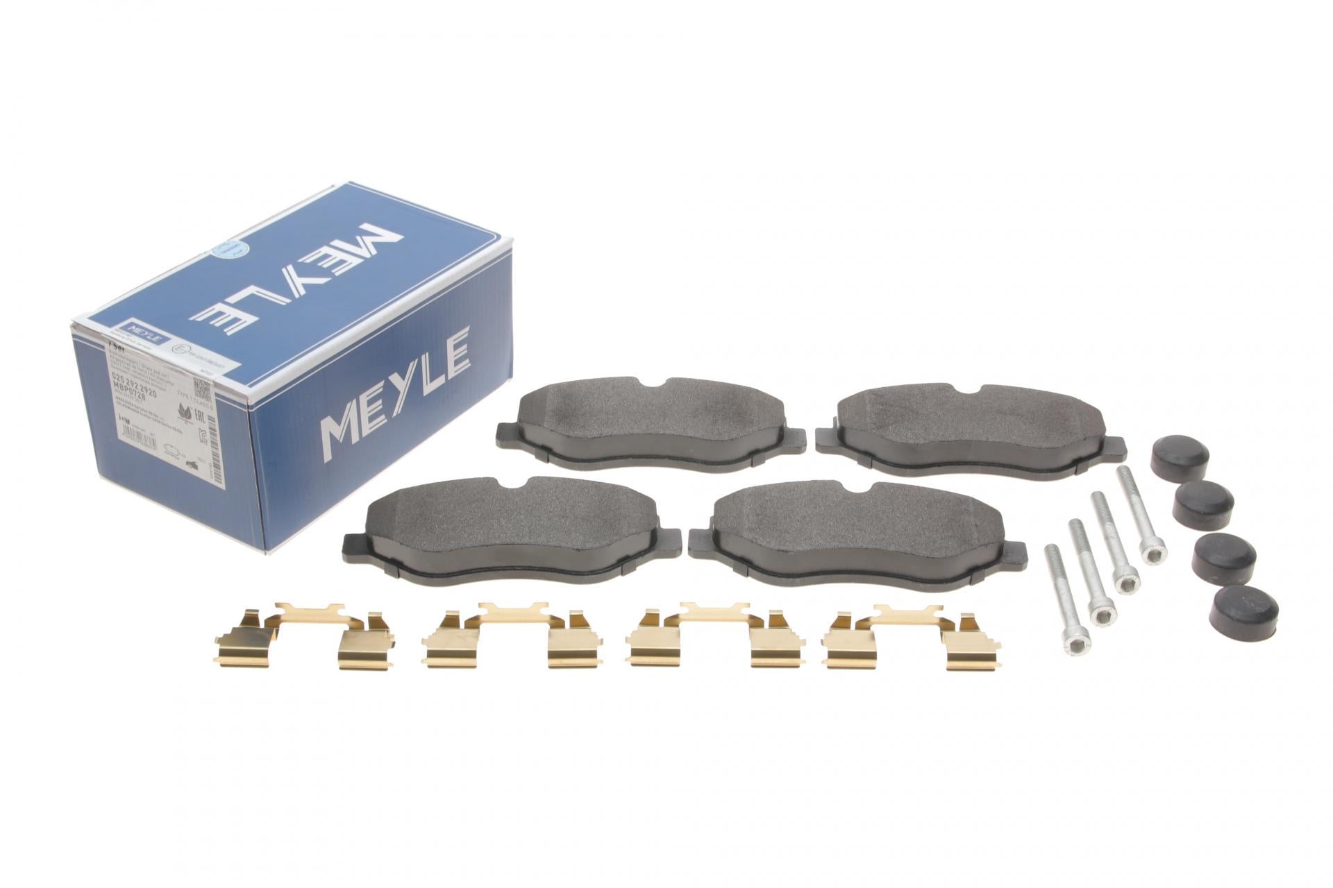 Колодки гальмівні передні Meyle Iveco Daily IV/V 06- (025 292 2920 MEYLE)