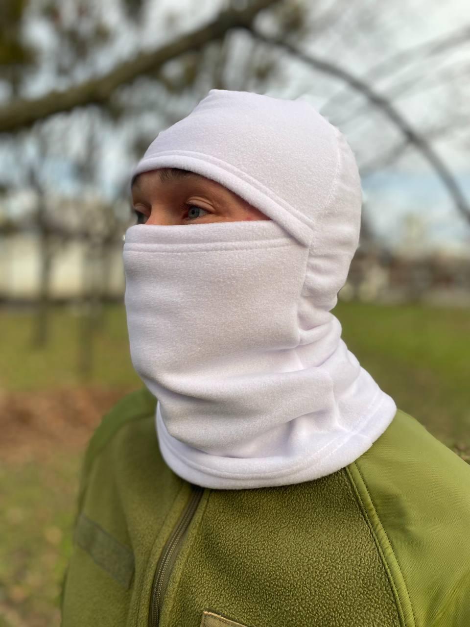 Балаклава флисовая Белый