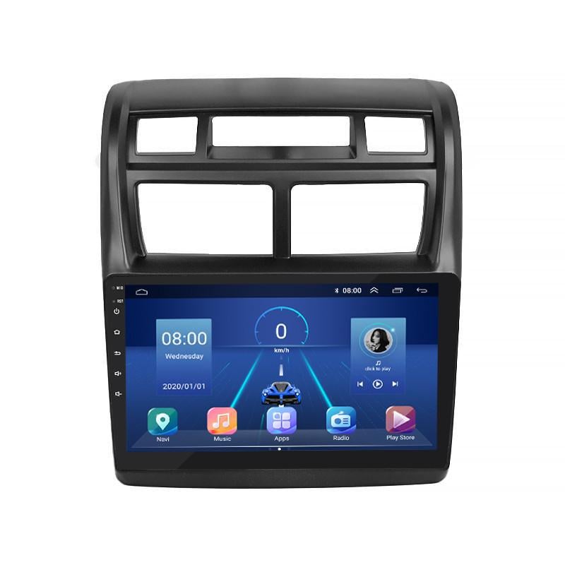 Автомагнитола штатная Lesko для Kia Sportage II рестайлинг 2008-2010 9" 6/128Gb 4G Wi-Fi GPS Top MOB