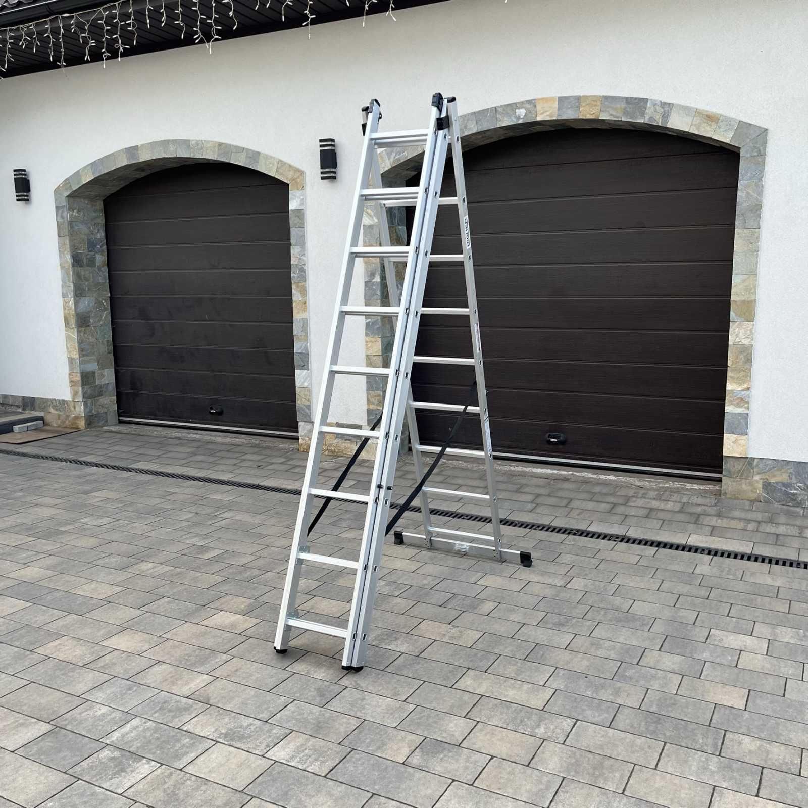 Лестница алюминиевая Higher универсальная раскладная 3х9 (10174479) - фото 11 Лестница алюминиевая Higher универсальная раскладная 3х9 (10174479) - фото 11