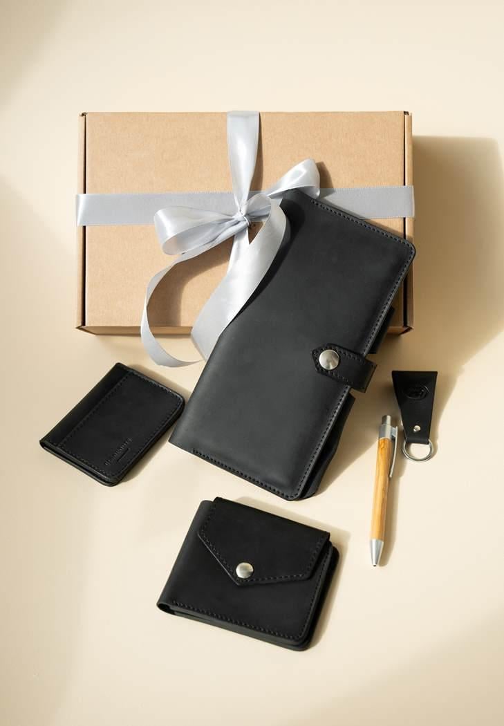 Набор кожаных аксессуаров для путешественника Дублин кожа Crazy Horse (A-026601)