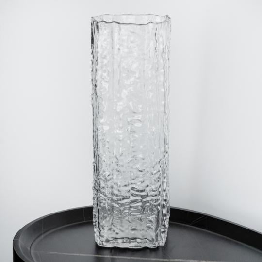 Ваза стеклянная Elisey Прозрачный мираж 30 см (9099-021)