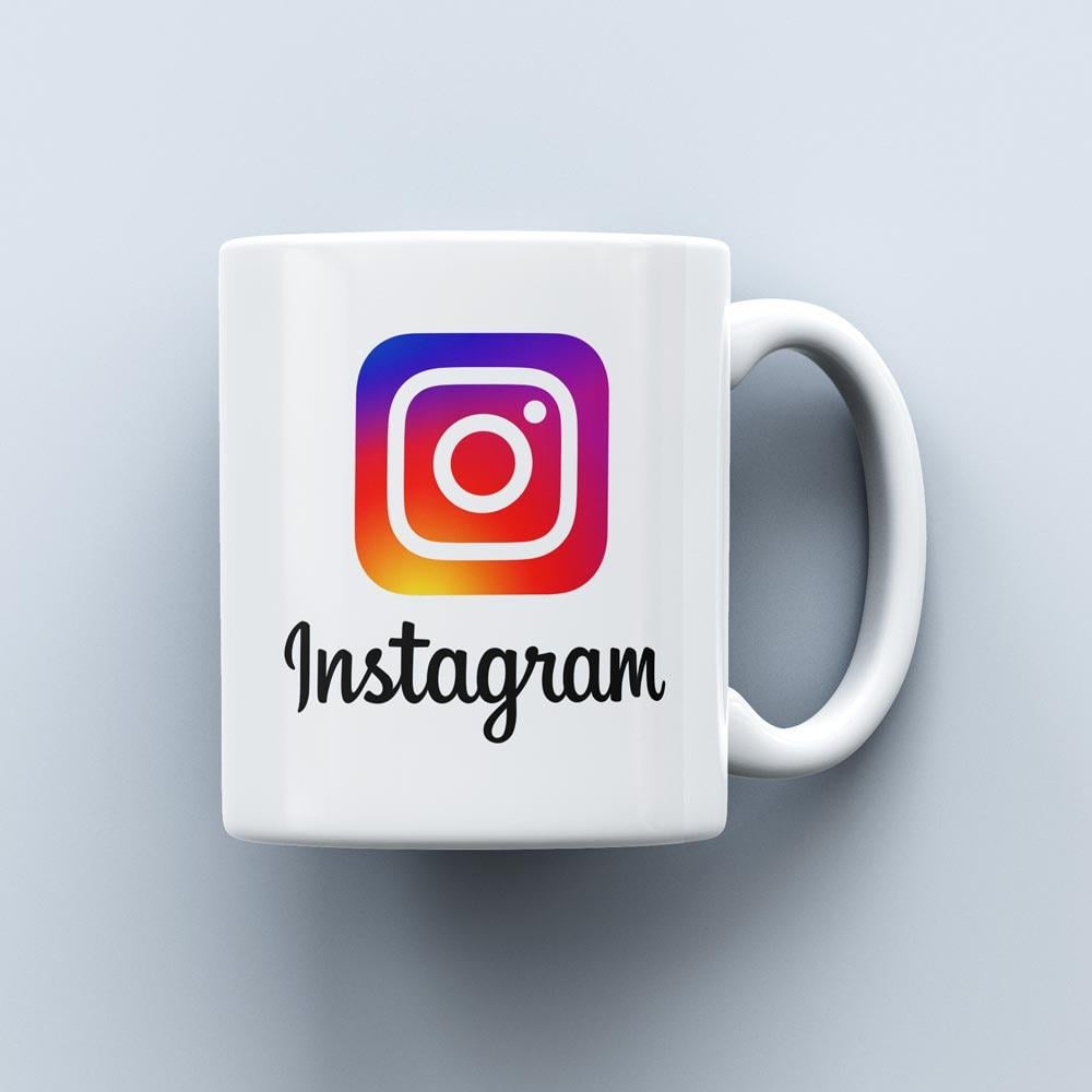 Чашка c логотипом Instagram 330 мл Чашка c логотипом Instagram 330 мл
