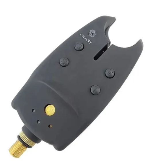 Сигнализатор поклевки электронный 9V с регулировкой громкости/тональности/чувствительности Черный (32201388)