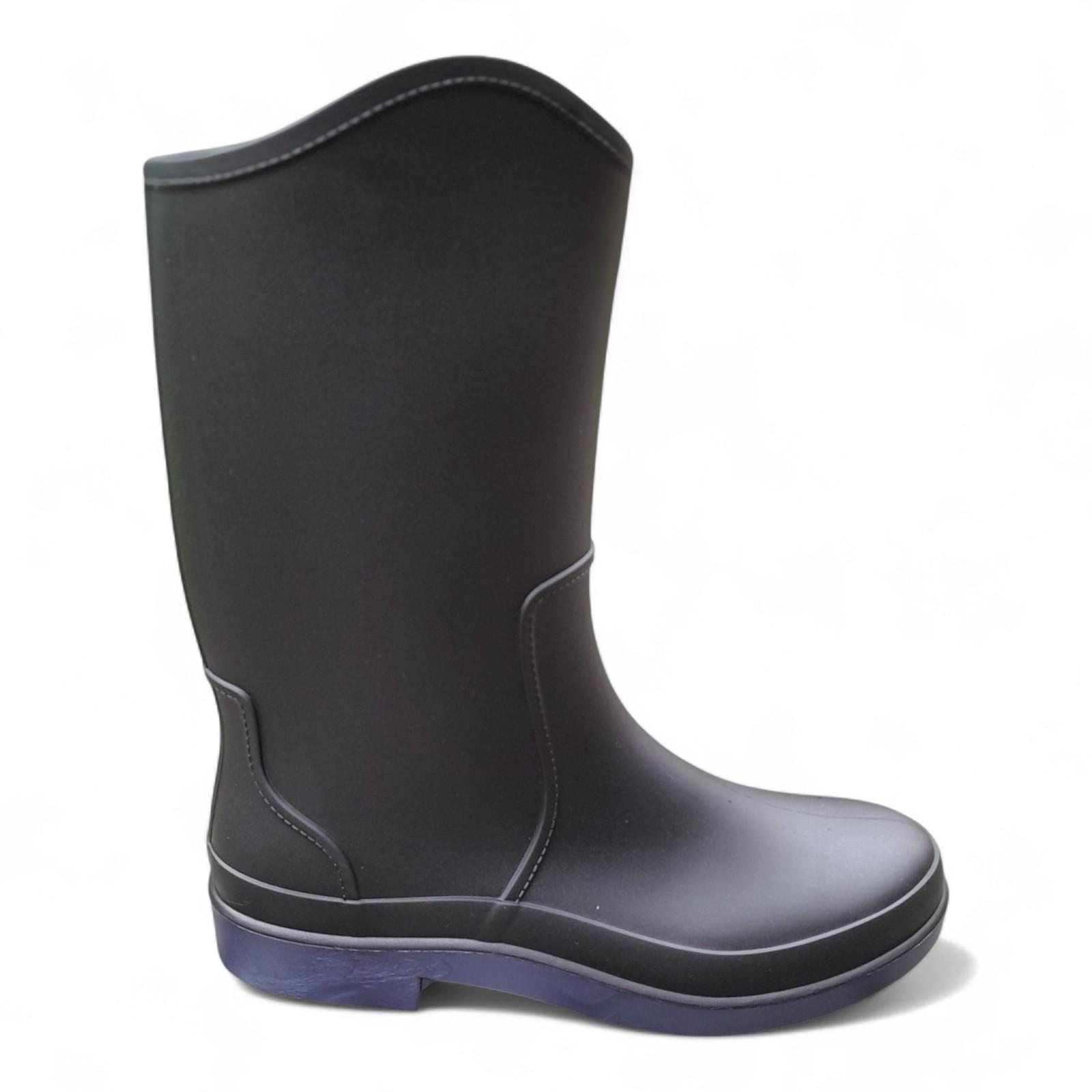 Сапоги резиновые женские dagostyle р. 37 24 см Черный (2770373692) - фото 2 Сапоги резиновые женские dagostyle р. 37 24 см Черный (2770373692) - фото 2