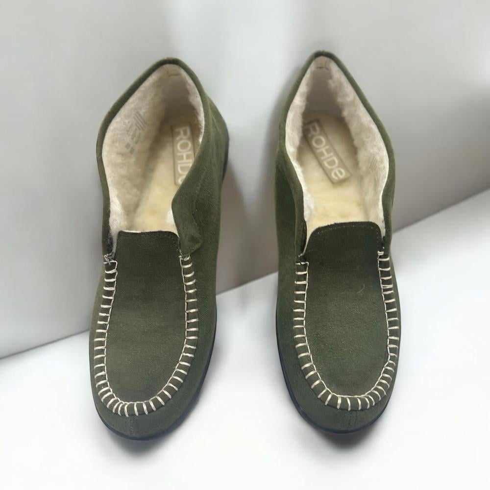 Тапочки-туфлі жіночі Ballerup Rohde р. 40 Оливковий (2236) - фото 3 Тапочки-туфлі жіночі Ballerup Rohde р. 40 Оливковий (2236) - фото 3